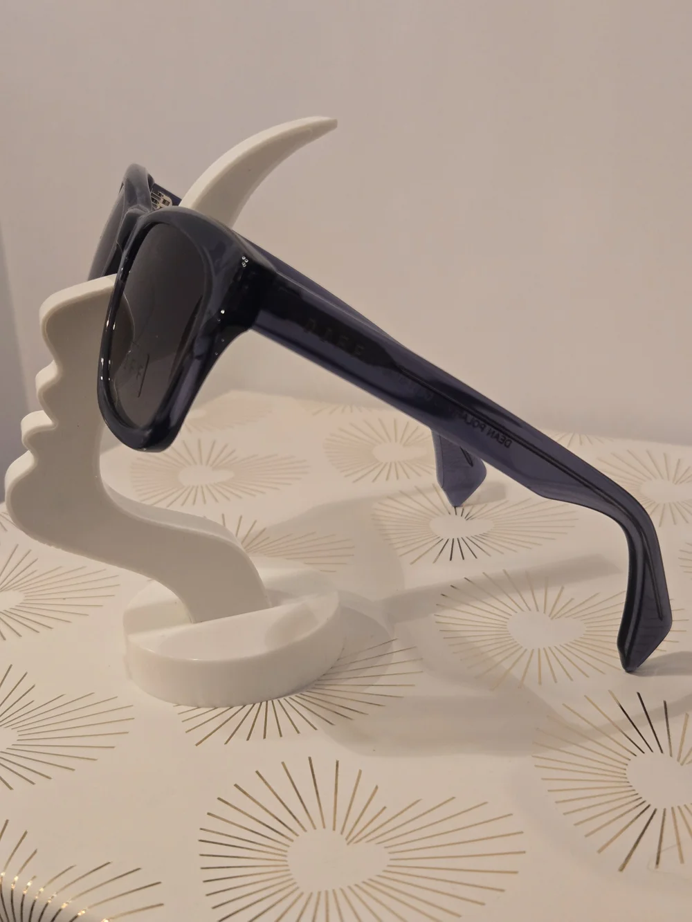 Diff Eyewear Blue Rectangular Sunglasses for Women